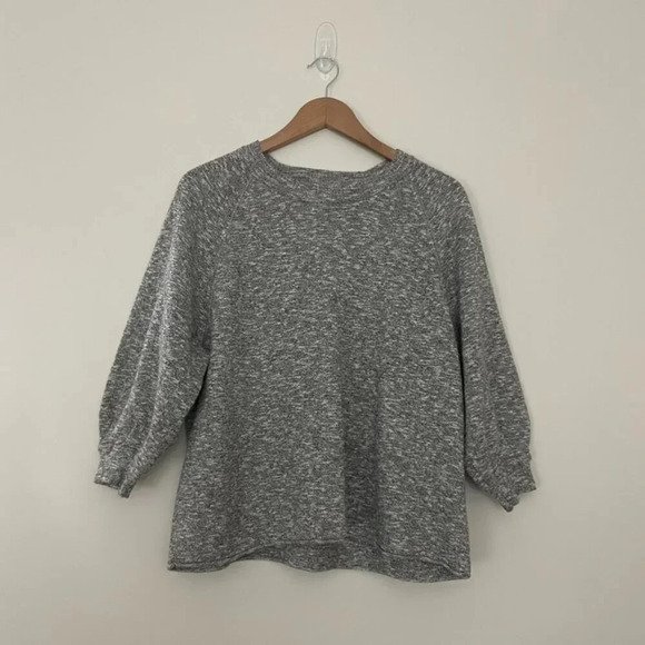 Madewell Telluride Pullover Sweater in Marled Storm Size Small - Picture 1 of 6